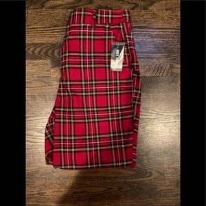 Hot Topic Red Plaid Trousers
